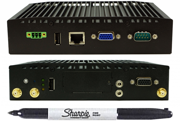 WIN ENTERPRISES PL-81880 - Fanless In-Vehicle Computer with Vortex DMP86 DX3 CPU, CAN Bus, USB 2.0, LAN, VGA, GPS and G-sensor 