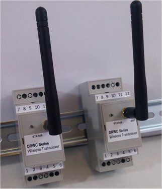 Din-rail Wireless Remote Control System  with 2-way Switch/Relay Operation
