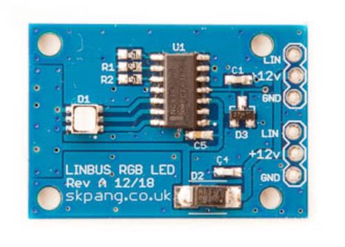 LIN-Bus Slave RGB LED Breakout Board