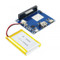 Li-polymer Battery HAT for Raspberry Pi, 5V Output, Quick Charge