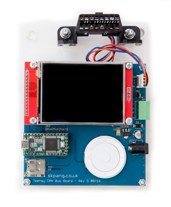Arduino-Compatible OBD-II CAN-Bus ECU Simulator with Teensy 3.2