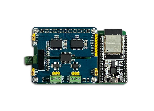 ESP32 Development Board with Dual Isolated CAN Bus HAT