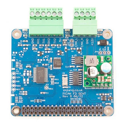 PICAN FD with SAE J2716 SENT for Raspberry Pi