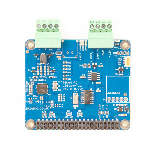 PICAN FD HAT with 10Base-T1L for Raspberry Pi