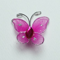 Butterfly - 1" Fucshia