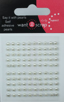 Baby Bling - White Pearls - 100 Count - 2.5mm