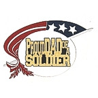 Proud DAD of a Soldier - 5 Color with Gold!