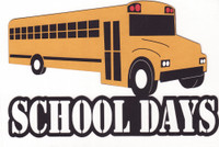 School Days Featuring a School Bus