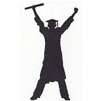 Graduate with diploma - Man