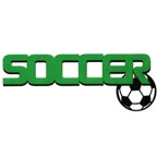 Soccer Title Strip - 3 Color with Green