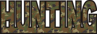 Hunting Title Strip in Camo Color Scheme