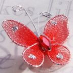 Butterfly - 1" Red