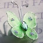 Butterfly - 1" Apple Green