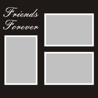 Friends Forever - 12x12 Overlay