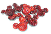 Mouse Ear Bling - Red (1 per package)