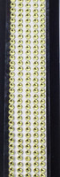 Sleek Strips 12" Rhinestones- Yellow