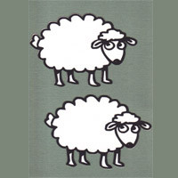 Sheep - Outline Design - Package of 2