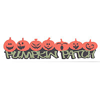 Pumpkin Patch Laser Title Strip - 3 Color!