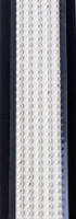 Sleek Strips 12" Pearls- White
