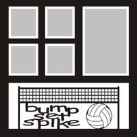 bump set spike - 12x12 Volleyball Overlay