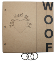 You had me at Woof Chipboard Album 8x8