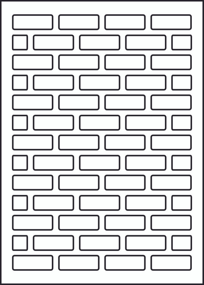 Brick Template Printable Printable World Holiday Brick Template Printable Printable World Holiday