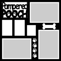 Pampered Pooch - 12x12 Overlay