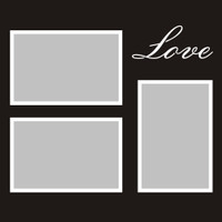 Love - 12x12 Overlay