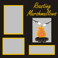 Roasting Marshmallows - 12x12 Overlay