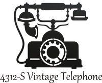 Vintage Phone  - Silhouette