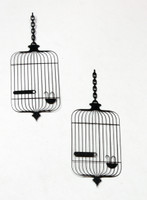 Charlies Birdcage Silhouette - Card Sized (2-Pack)