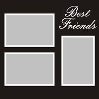 Best Friends - 12x12 Overlay