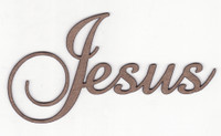 Jesus - Fancy Chipboard Word