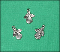 Made for an Angel Charm - Antique Silver