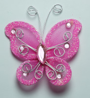 Butterfly - 2" Shocking Pink