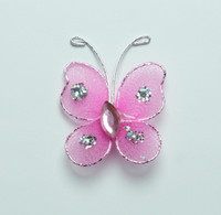 Butterfly - 1" Shocking Pink