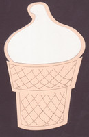 Ice Cream Cone - Die Cut