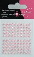Baby Bling - Pink Pearls - 100 count - 2.5 mm