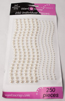 250 Count Pearls White