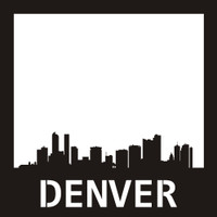 Denver Skyline- 12x12 Overlay