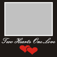 Two Hearts One Love - 6x6 Overlay