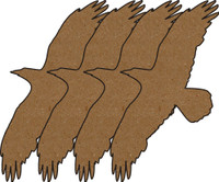 Eagles Chipboard Embellishments - Pack of 4
