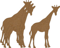 Giraffe 4 Pack - Chipboard Shapes