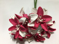 White Fuchsia  Paper Flower #8091