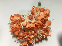 Orange Paper Flower #8105