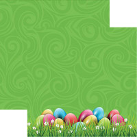 Easter Egg Hunt - Reminisce Double Sided 12 x 12 Paper