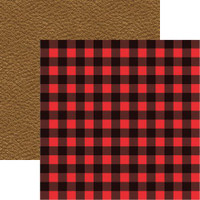 Hunters Plaid - Reminisce Double Sided 12 x 12 Paper