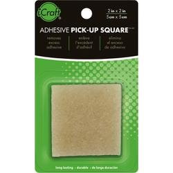 THERM O WEB-Adhesive Pick-Up. Remove stray sticky dots and other adhesives. Rub the square in one direction to pick up excess. When the edge of the square becomes dirty wash off or cut off the residue and continue to use. Non-toxic and long lasting. This package contains one 2x2 . Made in USA.

