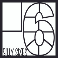 Silly Sixes - 12x12 Overlay