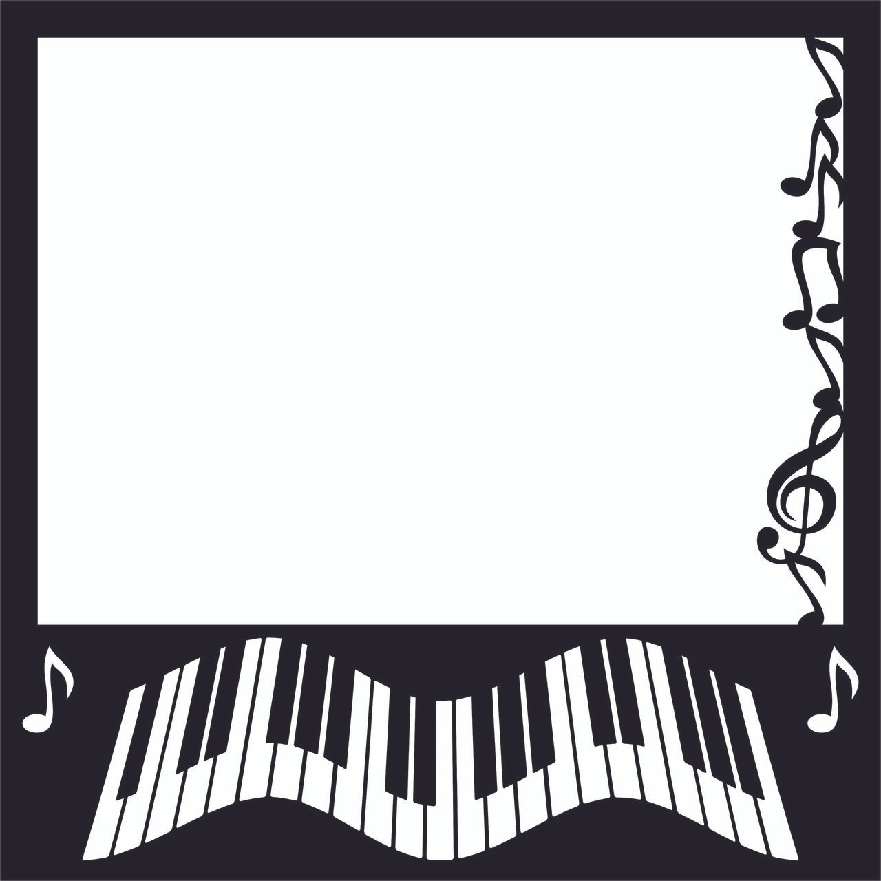 wavy keyboard with musical